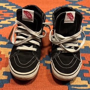 Vans Kids Black Sk8-Hi size 4